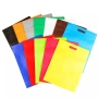 Wholesale colorful eco friendly custom logo reusable die cut cut non woven shopping bag