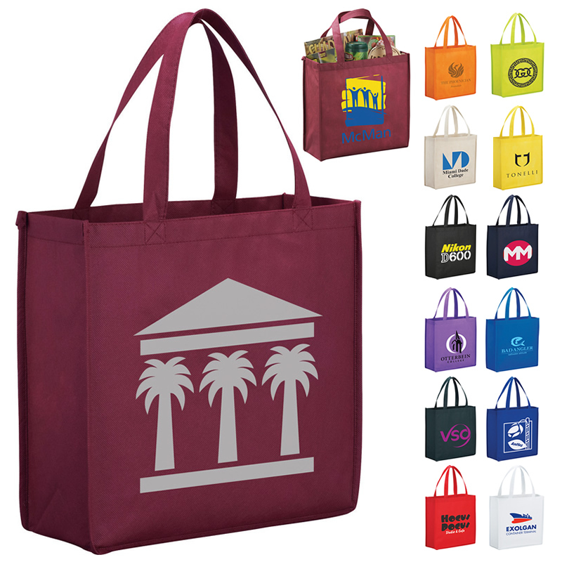 Factory wholesale custom nonwoven bag reusable polypropylene non woven shopping tote bag