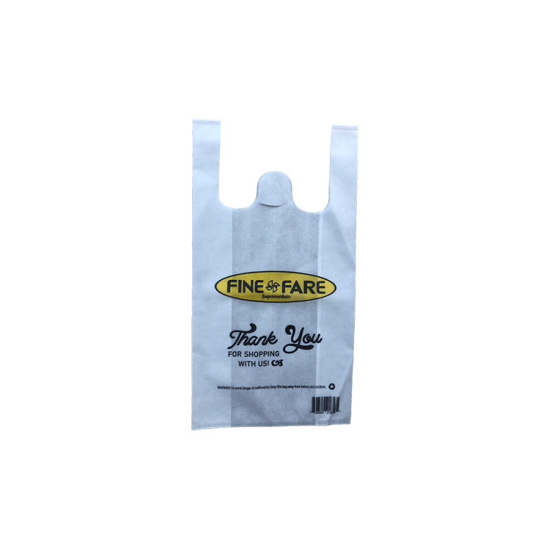 D cut pp non woven T-shirt bag custom printing Easy degradation non-woven shopping bags gift shopping bags