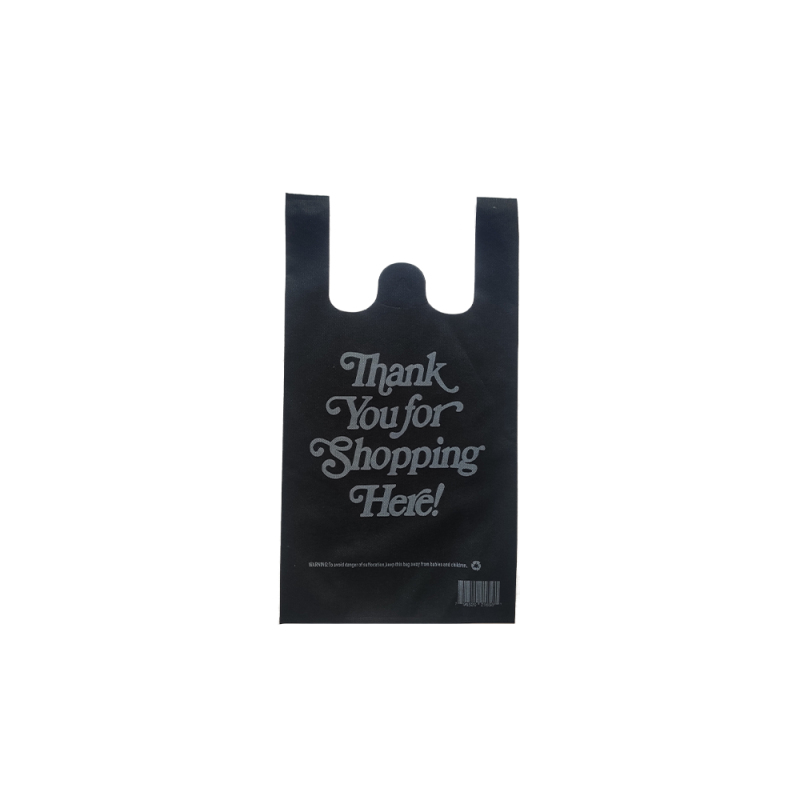 D cut pp non woven T-shirt bag custom printing Easy degradation non-woven shopping bags gift shopping bags