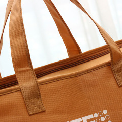 2019 newly wholesale fashion good quality non woven quilt pillow bedding carrier packaging bag with zipper