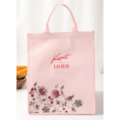 Wholesale Preimum Non-woven Aluminum Film Insulated Cooler Bag Custom Logo Thermal Cooler Bag