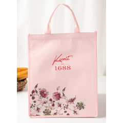 Wholesale Preimum Non-woven Aluminum Film Insulated Cooler Bag Custom Logo Thermal Cooler Bag