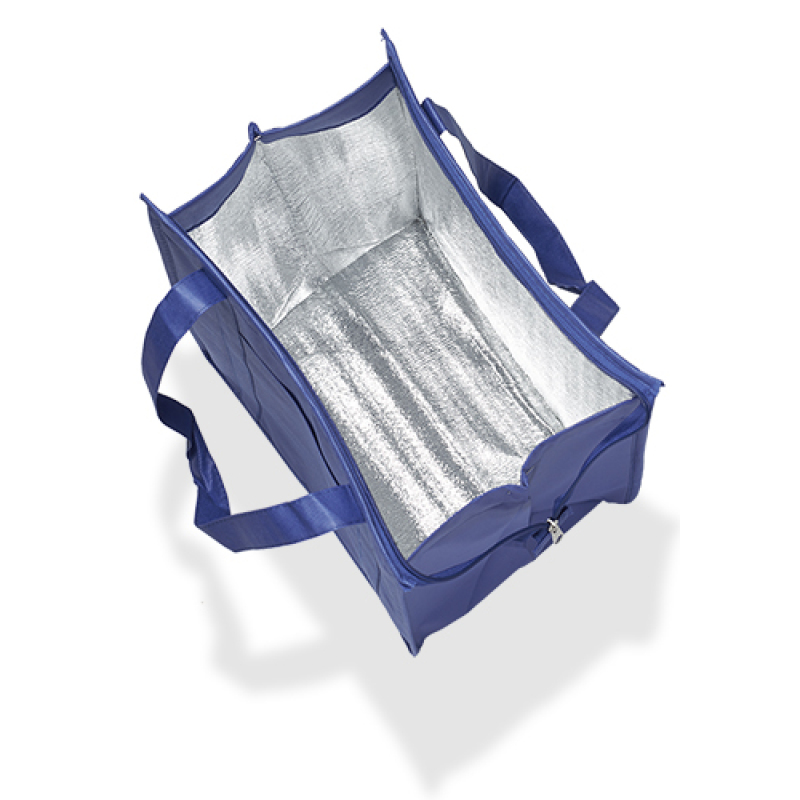 Wholesale Preimum Non-woven Aluminum Film Insulated Cooler Bag Custom Logo Thermal Cooler Bag