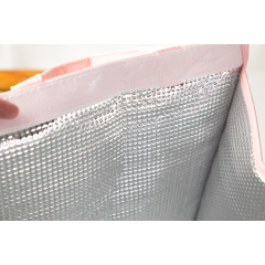 Wholesale Preimum Non-woven Aluminum Film Insulated Cooler Bag Custom Logo Thermal Cooler Bag