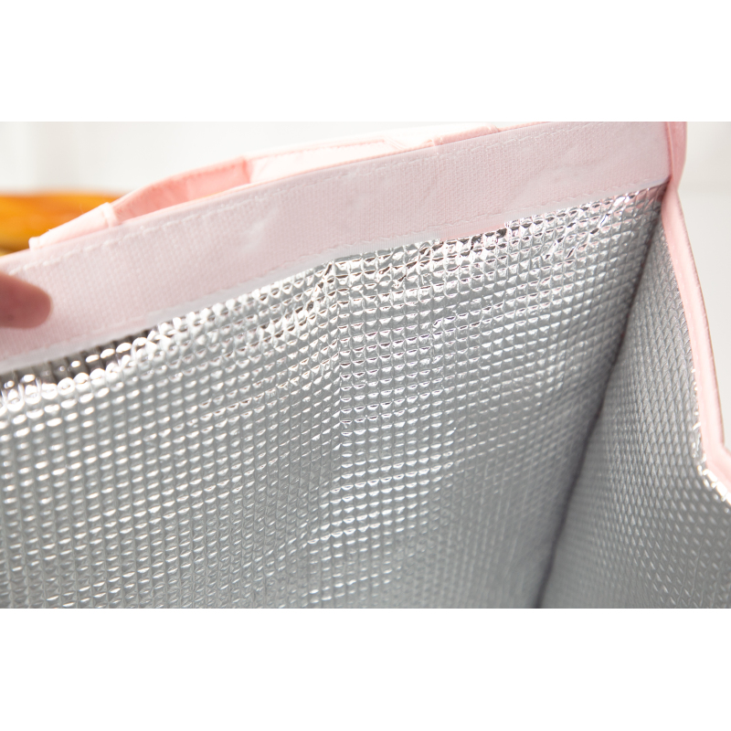 Wholesale Preimum Non-woven Aluminum Film Insulated Cooler Bag Custom Logo Thermal Cooler Bag