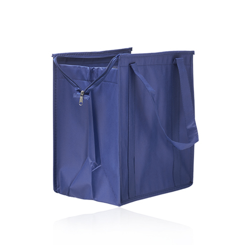 Wholesale Preimum Non-woven Aluminum Film Insulated Cooler Bag Custom Logo Thermal Cooler Bag