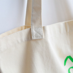 Wholesale high quality organic reusable custom logo cotton canvas shopping tote bag