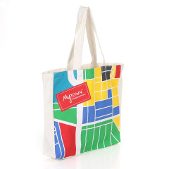 wholesale reusable eco friendly customized canvas tote shopping bags with logos