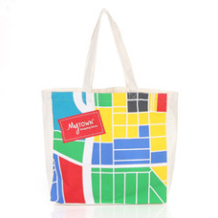 wholesale reusable eco friendly customized canvas tote shopping bags with logos