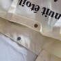 Female portable custom logo large capacity canvas shoulder tote bag for women