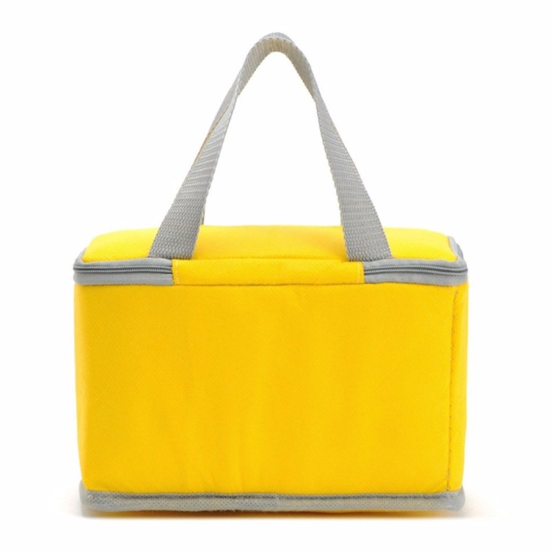 Accept customized logo and packing non woven insulated lunch thermal cooler bag