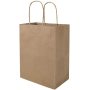 Wholesale High Quality Custom  Printed Brown Kraft  Paper Gift Shopping  Bag For Packaging