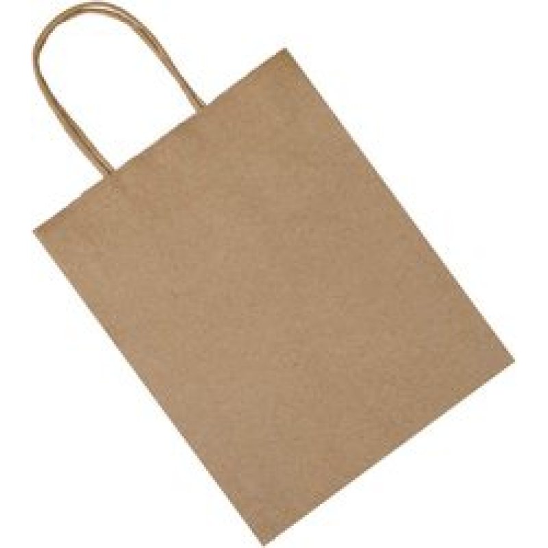 Wholesale High Quality Custom  Printed Brown Kraft  Paper Gift Shopping  Bag For Packaging