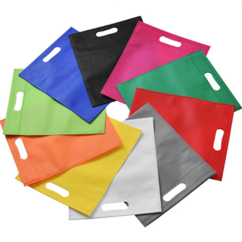 Promotional pp non-woven bag supermarket recycle ultrasonic non woven shopping tote bag