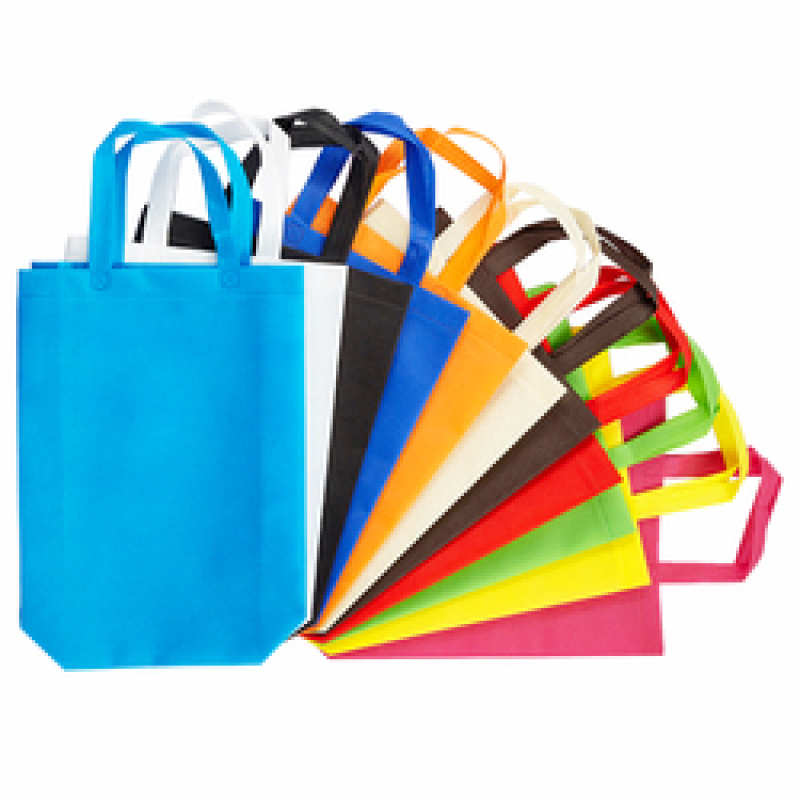 Promotional pp non-woven bag supermarket recycle ultrasonic non woven shopping tote bag