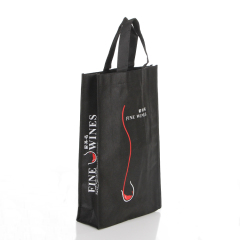 Custom Printing Nonwoven PromotionalBag 2/4/6 Bottles Non Woven Wine Bag