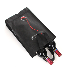 Custom Printing Nonwoven PromotionalBag 2/4/6 Bottles Non Woven Wine Bag