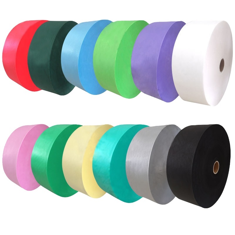 in-stock musk materials pp spunbond non woven fabric rolls spun-bonded polypropylene nonwoven fabric