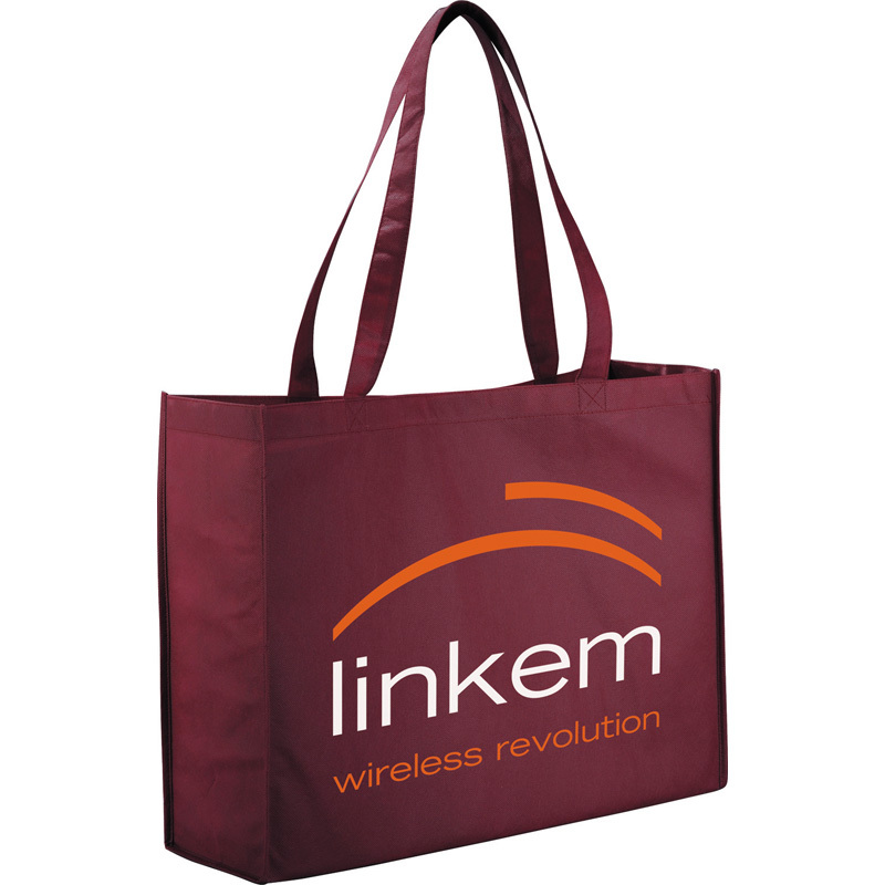 Advertising reusable eco personalized non woven bags shopping custom logo
