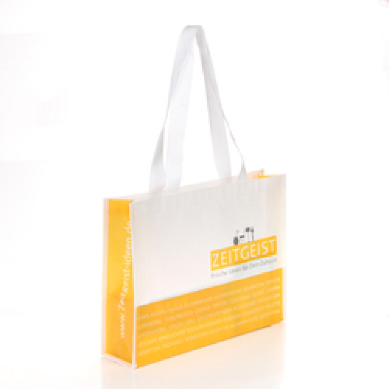 high quality eco friendly laminated reusable printable logo non woven shopping tote bag
