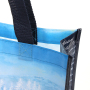 high quality eco friendly laminated reusable printable logo non woven shopping tote bag