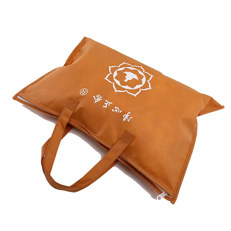 2019 zhejiang manufacturer wholesale custom  fashion good quality factory price non woven pillow  bag with zipper