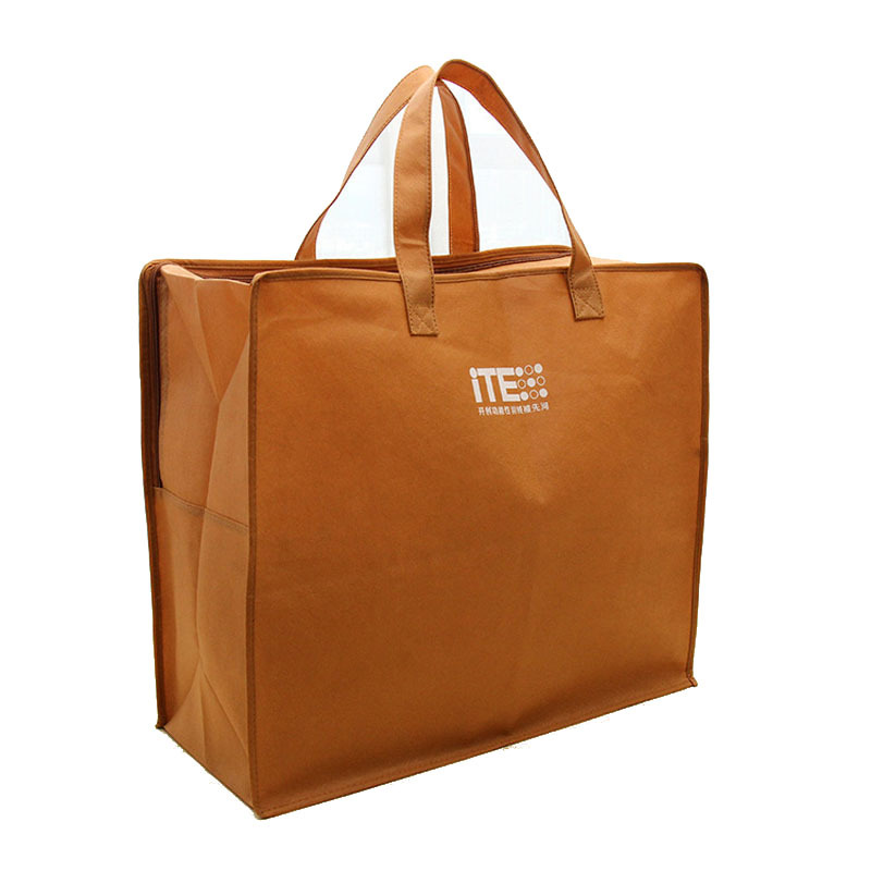 2019 zhejiang manufacturer wholesale custom  fashion good quality factory price non woven pillow  bag with zipper