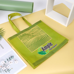Top Grade ECO Friendly Reusable Custom Logo printed  Fashion Shopping RPET Tote Bag