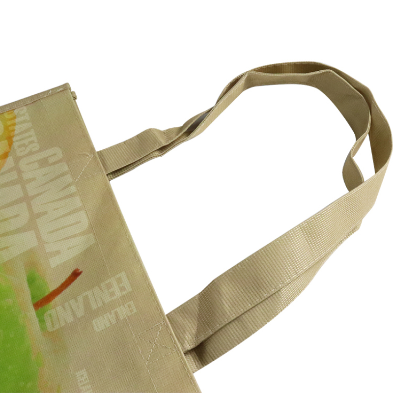 2021 hot selling cheap price Custom logo printing eco -friendly RPET Recycle Grocery Tote Non Woven Reusable Shopping Bag