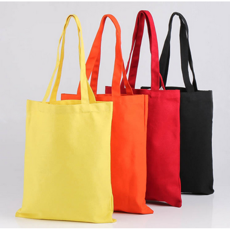 Wholesale Fashion Custom Canvas Tote Bag Women  Cotton Shopping Bags with Custom Logo