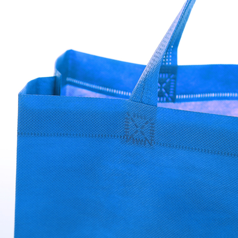 Stock blank promotional biodegradable eco friendly non woven bags for shopping with logo
