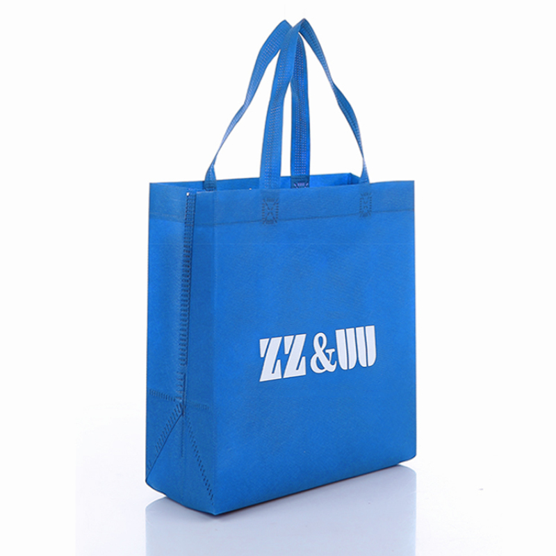 Stock blank promotional biodegradable eco friendly non woven bags for shopping with logo