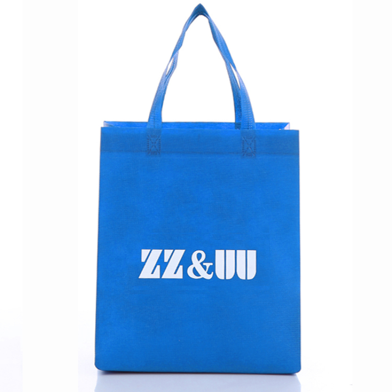 Stock blank promotional biodegradable eco friendly non woven bags for shopping with logo