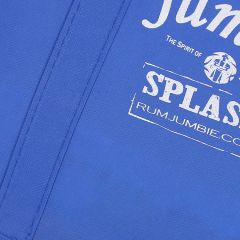 wholesale extended handles portable customized non woven bags for shopping with logo