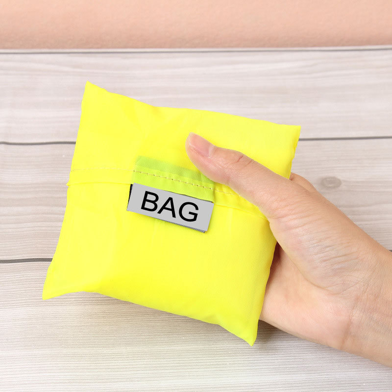 Custom logo eco friendly nylon grocery reusable polyester foldable shopping bag