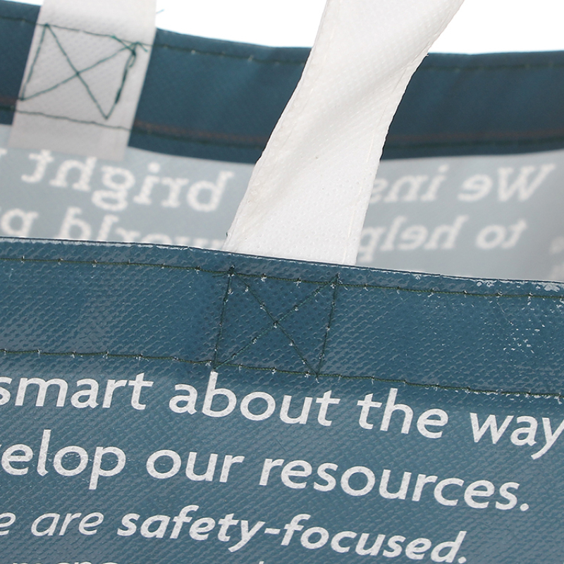 wholesale reusable eco-friendly laminated non woven grocery tote shopping bag custom