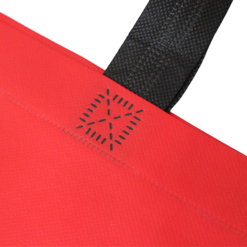 Wholesale Custom Laminated Non Woven Tote Bag Promotional Foldable Reusable Grocery Shopping Bag