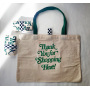 wholesale Custom logo Reusable blank canvas tote bag women foldable cotton  canvas shopping Folding Foldable bags