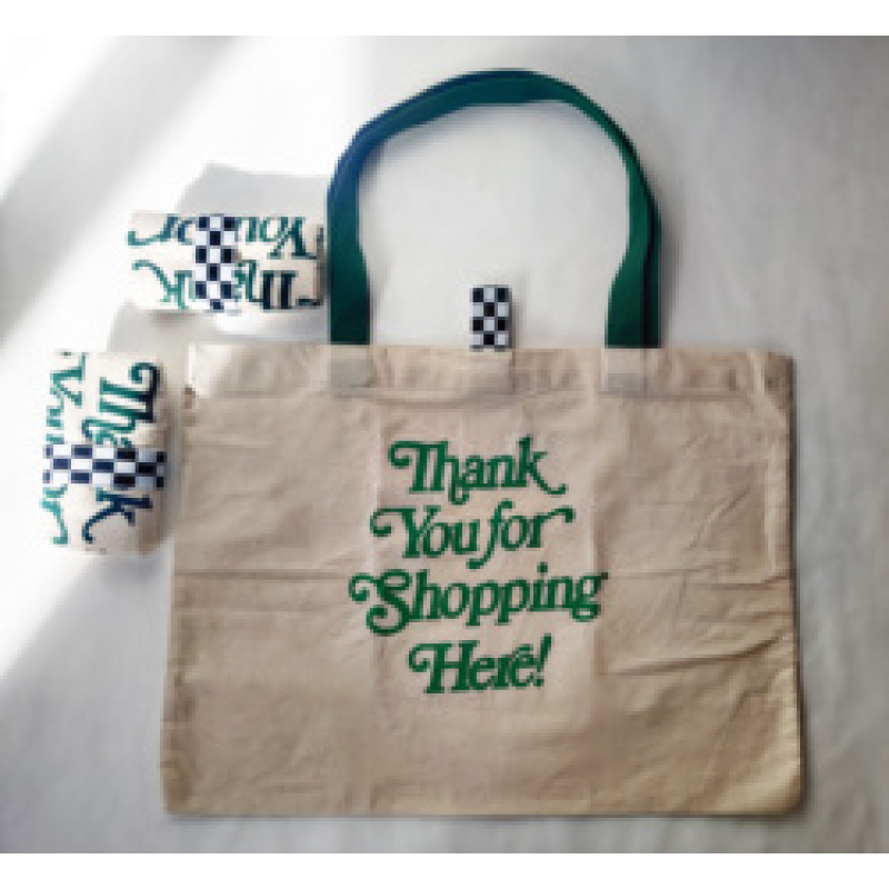 wholesale Custom logo Reusable blank canvas tote bag women foldable cotton  canvas shopping Folding Foldable bags