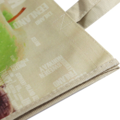 High Quality Eco Custom Printed Logo Reusable Grocery RPET PP Non-Woven Shopping Bags 120gsm 140gsm PP Woven Bag