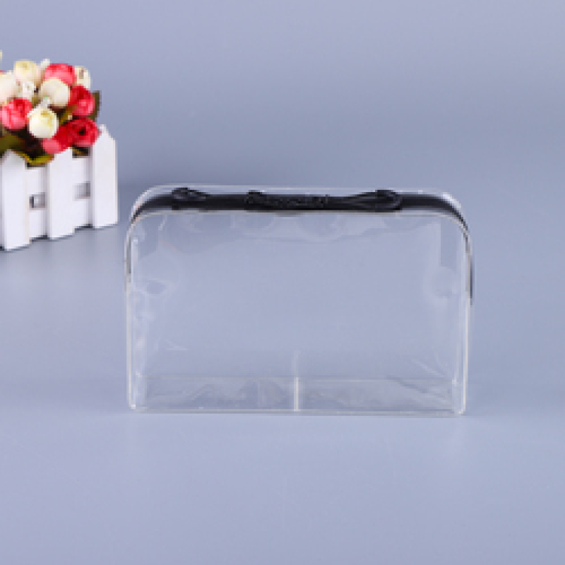 Hot Selling Customized Waterproof PVC Clear Makeup Bag for Travel Cosmetics Clear Makeup Bag Clear PVC Makeup Bag with Zipper
