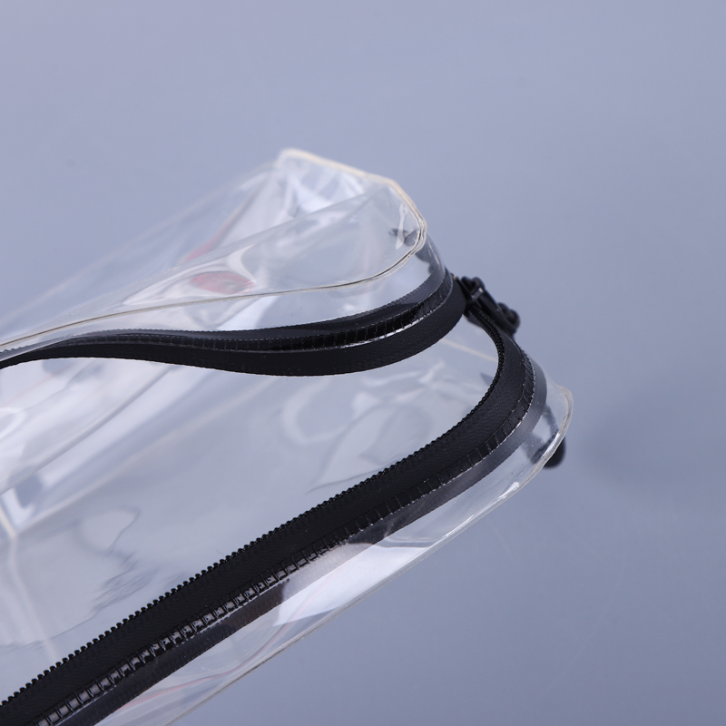 Hot Selling Customized Waterproof PVC Clear Makeup Bag for Travel Cosmetics Clear Makeup Bag Clear PVC Makeup Bag with Zipper