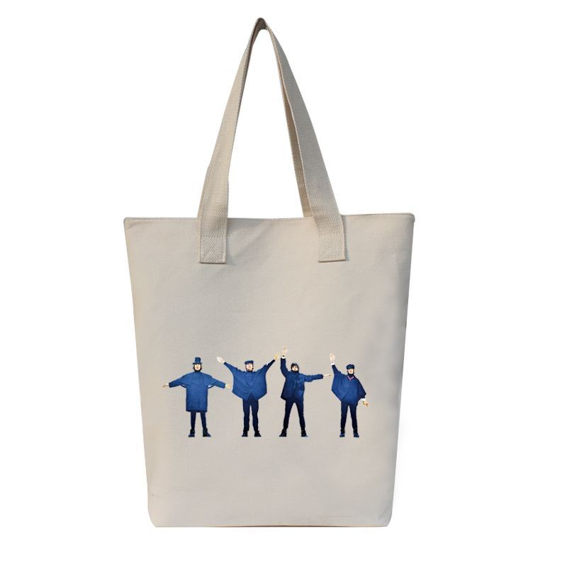 Hot Selling Recyclable Factory Custom Logo Handbag Brand Canvas Cotton Wholesale Shopping Tote  bag