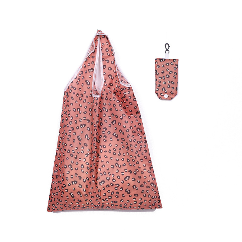 High quality 210T polyester folding carry bag nylon reusable foldable shopping bags