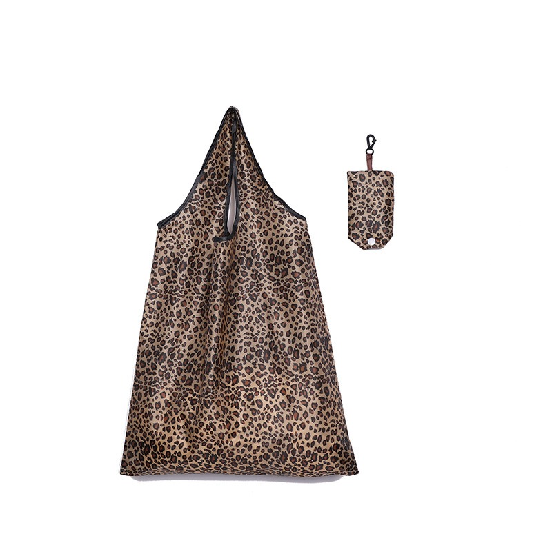 High quality 210T polyester folding carry bag nylon reusable foldable shopping bags
