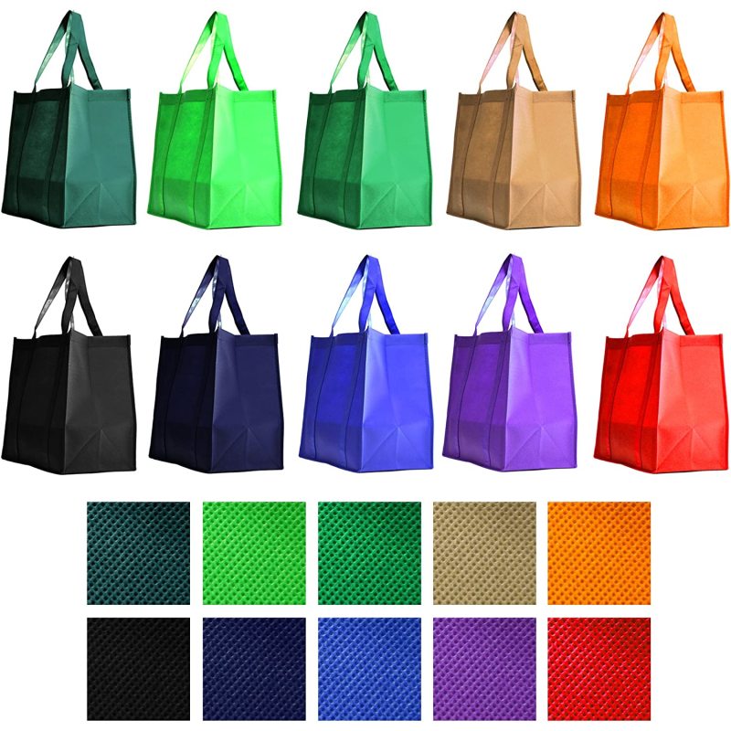 High Quality Customer Logo  Reusable Non Woven Grocery Shopping Bag