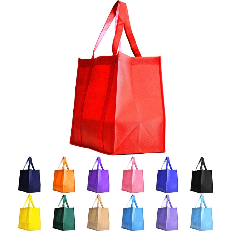 High Quality Customer Logo  Reusable Non Woven Grocery Shopping Bag