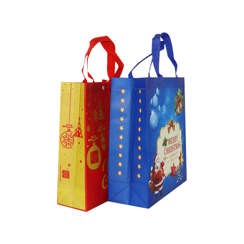 Chengbai all'ingrosso, design natalizio, borsa per la spesa riutilizzabile in tessuto non tessuto laminato PP