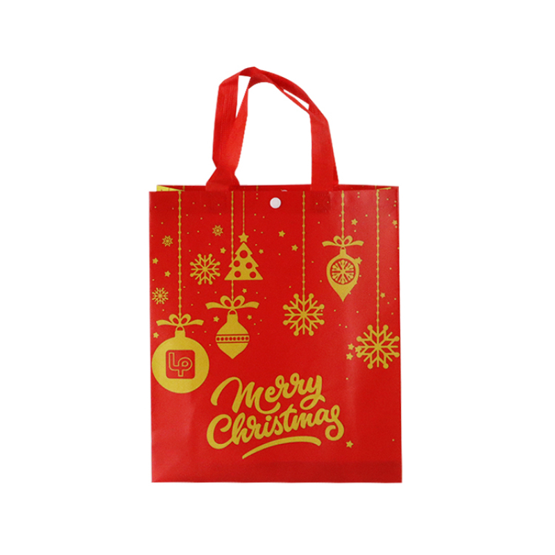 Chengbai all'ingrosso, design natalizio, borsa per la spesa riutilizzabile in tessuto non tessuto laminato PP
